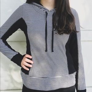 Striped Athletic Hoodie